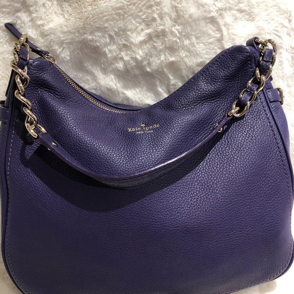 Kate Spade; large, genuine, soft, pebbled leather shoulder bag. - Picture 2 of 5